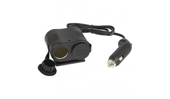 96-865# auto sigaretisüütaja jagaja 1x pistik / 2x pesa + kaabel cs-24"