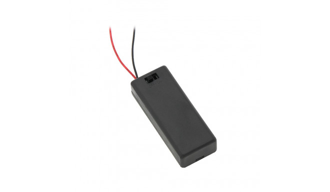 2666# patareide hoidik tüüp 2 r3x2 ii +lüliti /kaas (10 tk.)