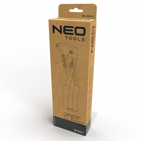 nititööriist teras- ja alumiiniumniitidele 2.4/3.2/4.0/4.8 mm