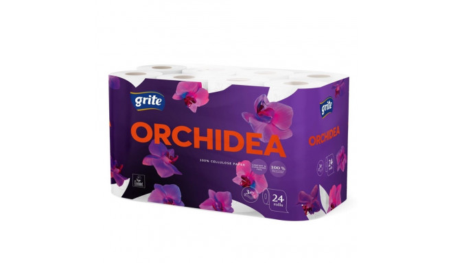 PAPER TOILET GRITE ORCHIDEA 24PCS 3PLAY