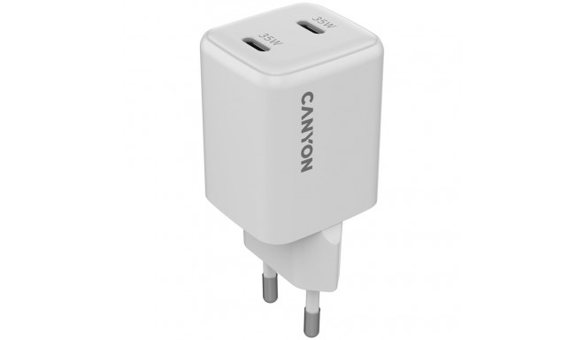 CANYON charger CU35CC GaN 35W 2xPD EU White