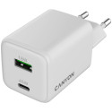 CANYON charger CU45AC GaN 45W 1xPD 1xQC EU White