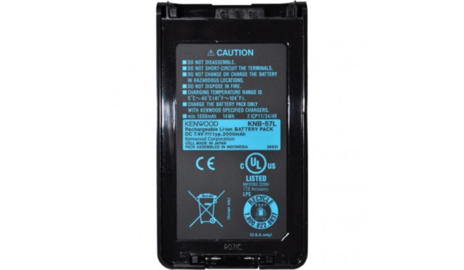 Kenwood KNB-57LAM Li-ion Battery (2000 mAh)