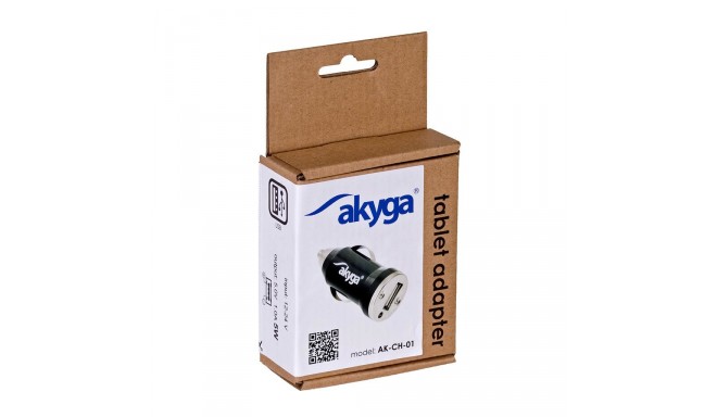 Akyga Car charger AK-CH-01 1000mA USB black