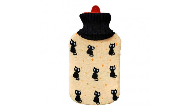 Hot Water Bottle EDM 76780 Beige Cats Wool 2 L