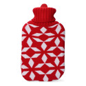 Hot Water Bottle EDM Red White Wool (2 L) Hot Water Bottle EDM Red White Wool (2 L)
