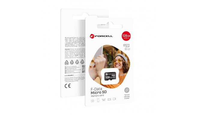FORCELL F-DATA memory card 128GB UHS-I U3 class 10