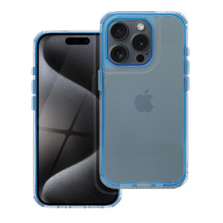 Case for iPhone 14 Matrix Clear blue