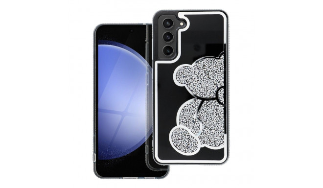 Case for Samsung S24 Teddy Bear silver