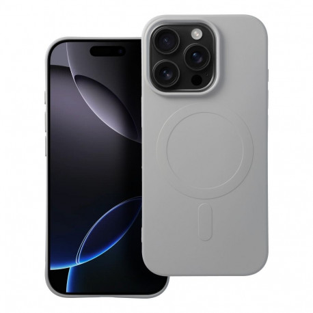 Case for IPHONE 16 Pro SILICONE MAG COVER (big hole) compatible with MagSafe titanium