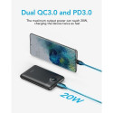 VEGER powerbank 10 000 mAh PD QC3.0 2A 22,5W S11 (W1140) black