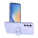 SILICONE RING case for SAMSUNG A34 5G violet