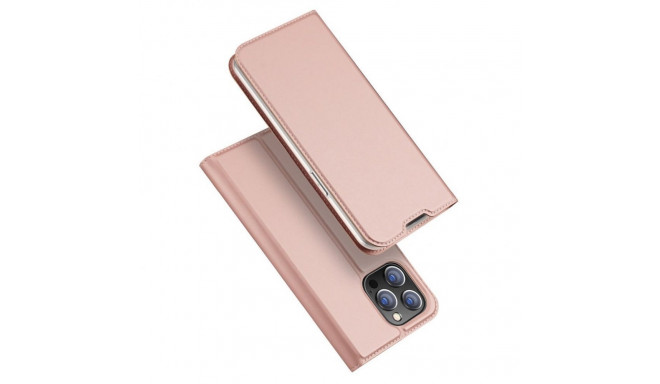 DUX DUCIS wallet case SKIN PRO for IPHONE 14 Pro Max rose