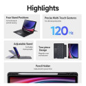 DUX DUCIS case DK foldable with Wireless Keyboard for SAMSUNG Tab S9 black