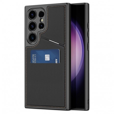 DUX DUCIS case RAFI II MAG with stand compatible with MagSafe for SAMSUNG S24 Ultra black