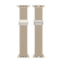 DUX DUCIS strap MIXTURE PRO stretchable braided for Apple Watch 42 / 44 / 45 / 49 mm beige