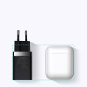 BASEUS charger USB A + Type C PD QC3.0 30W CCSUPP-E02/CCCJG30UE white