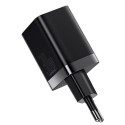 BASEUS charger USB A + Type C PD QC3.0 30W CCSUPP-E02/CCCJG30UE black