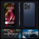 SPIGEN case LIQUID AIR for IPHONE 15 Pro navy blue