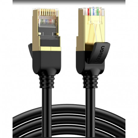 Kaabel F/FTP CAT7 2xRJ45 pistikutega 1,5m must NW107 UGREEN