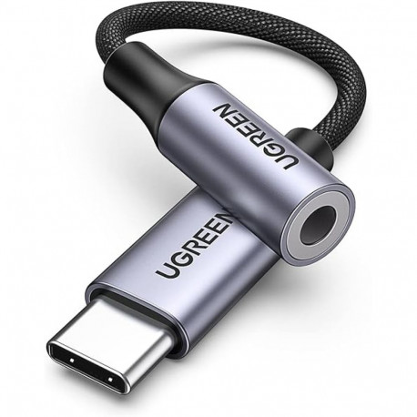 Adapter USB C pistik - 3,5 mm stereopesa AV161 UGREEN