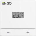 Engo Wired temperature controller, white, mains power supply 230V EASY230W