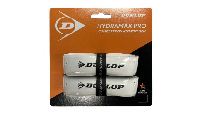 Squashi reketi asenduskumm DUNLOP HYDRAMAX PRO 2tk. valge