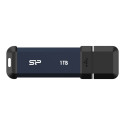 Silicon Power Portable External SSD | MS60 | 500 GB | N/A " | Type-A USB 3.2 Gen 2 | Blue