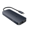 Hyper | HyperDrive Next 8 pordiga USB-C jaotur, 140W | Ethernet LAN (RJ-45) porte 1 | HDMI portide a