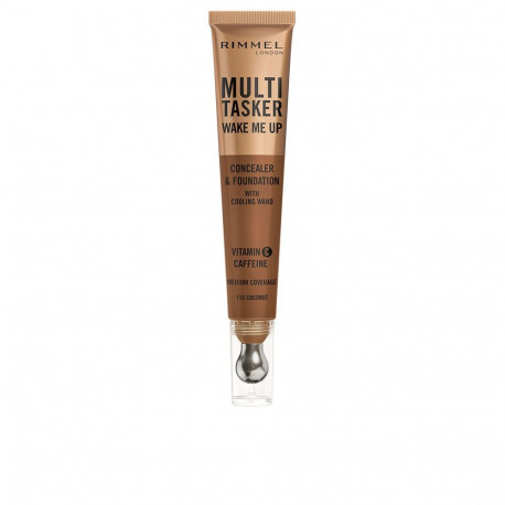 RIMMEL LONDON MULTITASKER WAKE ME UP corrector y base de maquillaje #Warm Coconut 20 ml