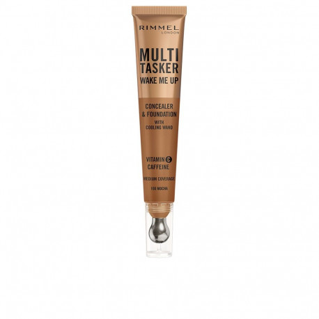 RIMMEL LONDON MULTITASKER WAKE ME UP corrector y base de maquillaje #Mocha 20 ml