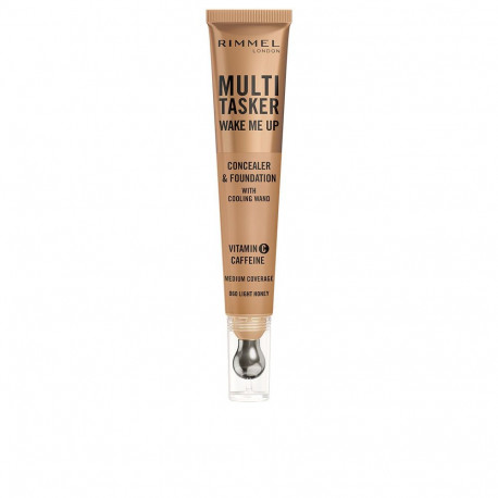 RIMMEL LONDON MULTITASKER WAKE ME UP corrector y base de maquillaje #Light Honey 20 ml