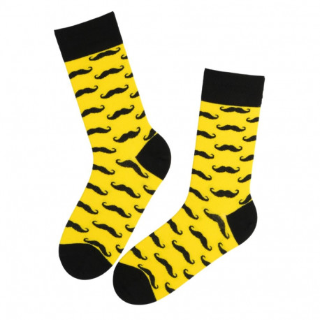 SOKISAHTEL VUNTS kollased puuvillased sokid 446, 452