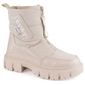 Filippo W PAW498B insulated zippered snow boots, beige (37)