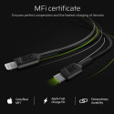 "GreenCell USB-C > Lightning (ST-ST) 1m Ladekabel Schwarz"