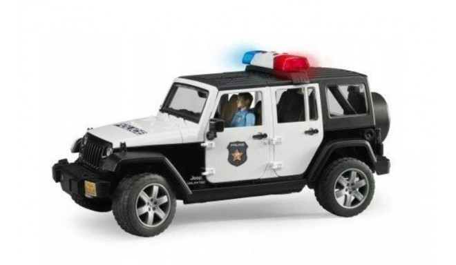 Bruder Jeep Wrangler Rubicon Police with fig