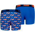 Bokserki dla dzieci Puma Printed Boxer 2P niebieskie 938303 02 152cm