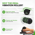 Vibreeriv massaažirull TUNTURI Vibrating Duo Massage Roller