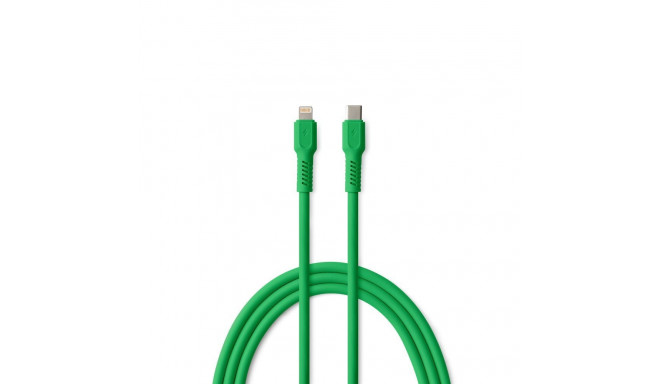 COLORUM cable USB-C - Lightning 1,8m 2,4A CK12-CL-04 xGreen
