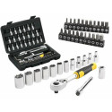 Compact 1/4dr socket set 37pcs.