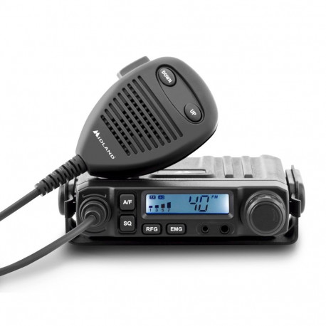 Midland cb-raadio M-Mini AM/FM mitme USB-pordiga