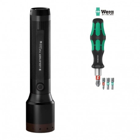 Ledlenser taskulamp P6R core + WERA komplekt