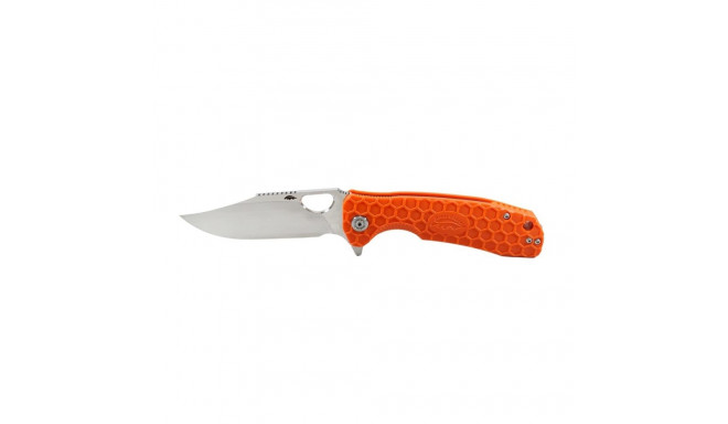 Honey Badger Clippoint Knife Medium Orange HB4074