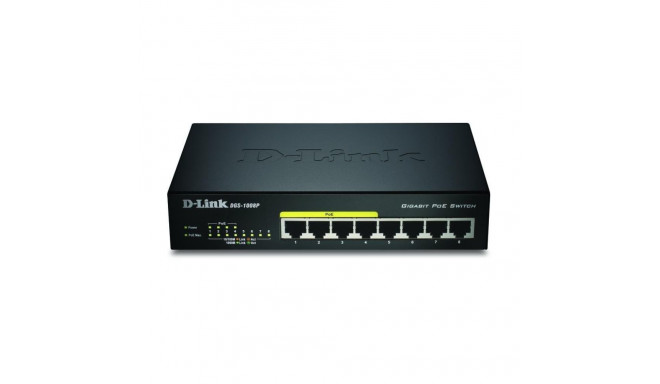 D-Link 8-Port Gigabit PoE Unmanaged Desktop Switch