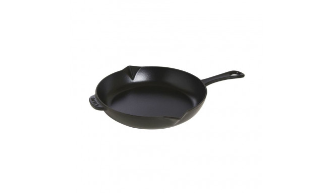 Staub Cast Iron Skillet with Metal Handle - 26 cm, Black