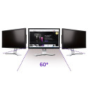 Qoltec 51057 display privacy filters 58.4 cm (23")