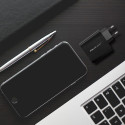 Qoltec 52381 Super Quick PD laadija | 1xUSB-C | 1xUSB| 90W | 5-20V | 2.4-4.35A | Must
