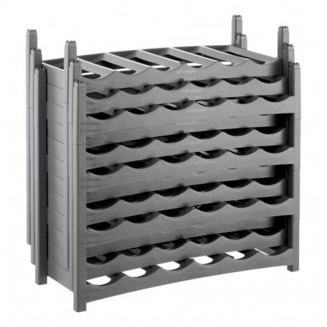 ROTHO Vario Wine Rack Anthracite - Stand for 6 Bottles