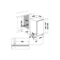 Whirlpool WSIC 3M27 Täielikult integreeritud 10 kohaga nõudepesumasin