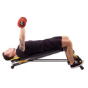 HMS Fitness LSR8311 Flat weight training bench Adjustable seat Home Black, Yellow